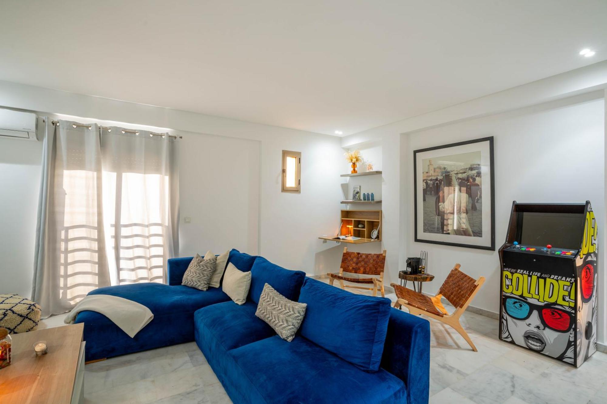 New ! Unique Equipped Flat In The Heart Of Marrakech Appartement Marrakesh Buitenkant foto