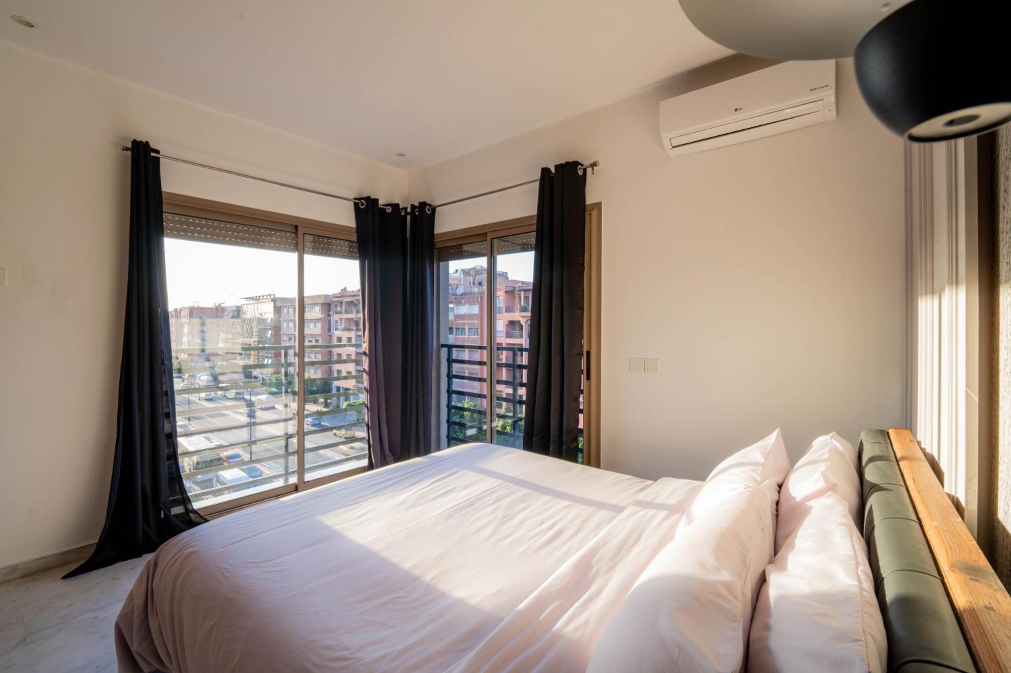 New ! Unique Equipped Flat In The Heart Of Marrakech Appartement Marrakesh Buitenkant foto
