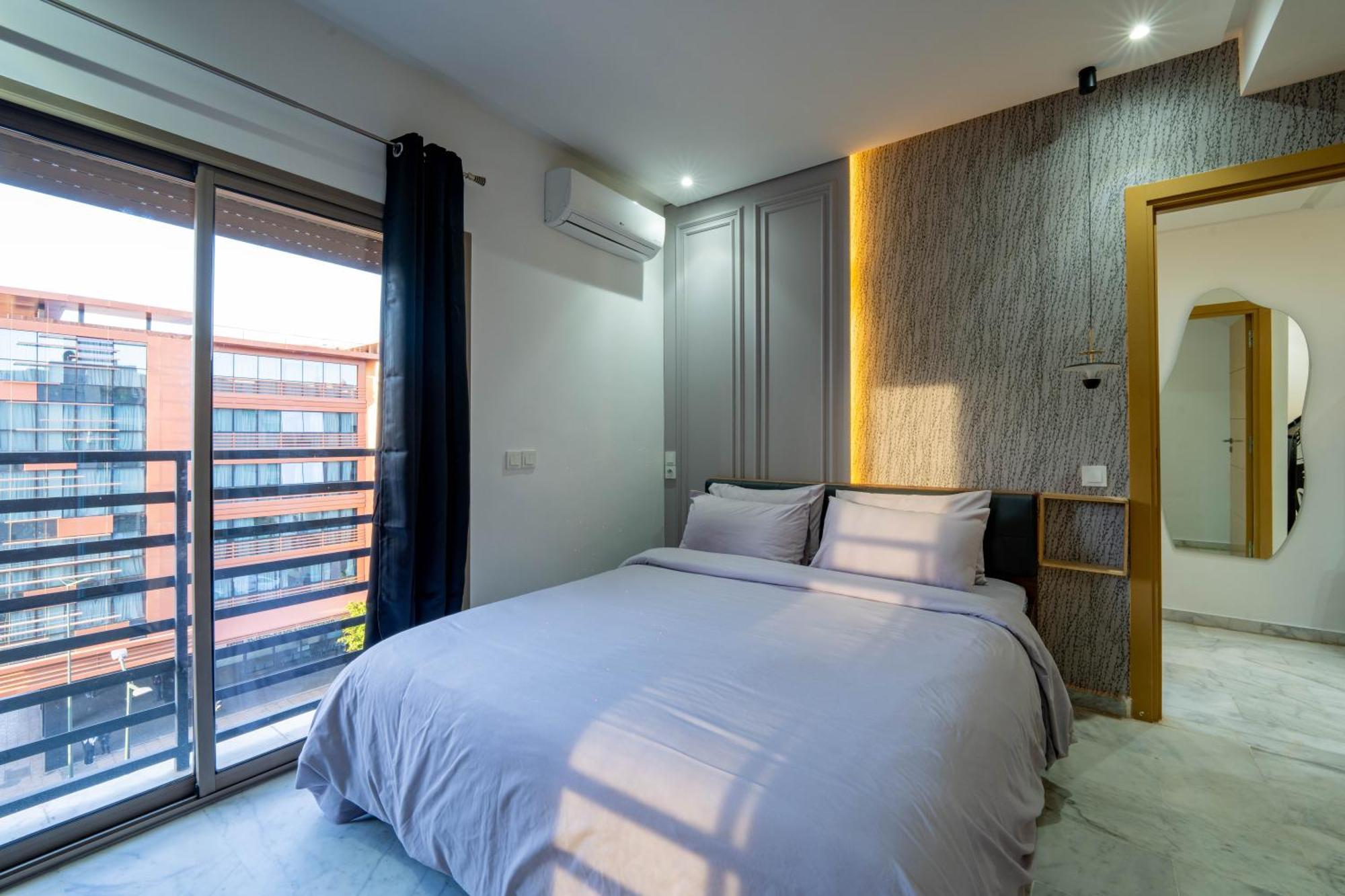 New ! Unique Equipped Flat In The Heart Of Marrakech Appartement Marrakesh Buitenkant foto